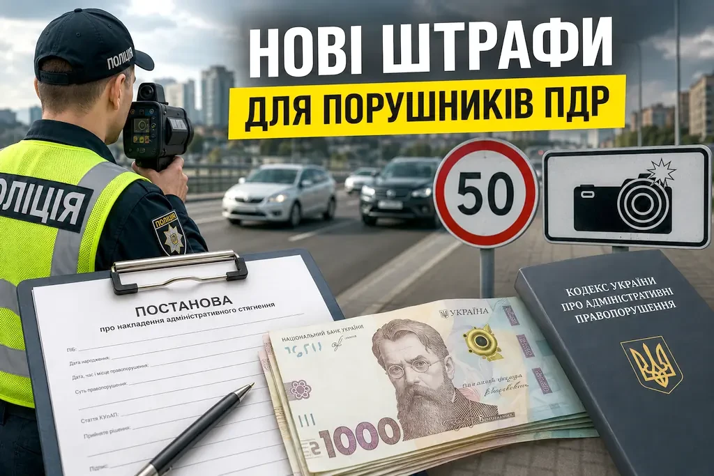 Рада готує нові покарання для українських водіїв